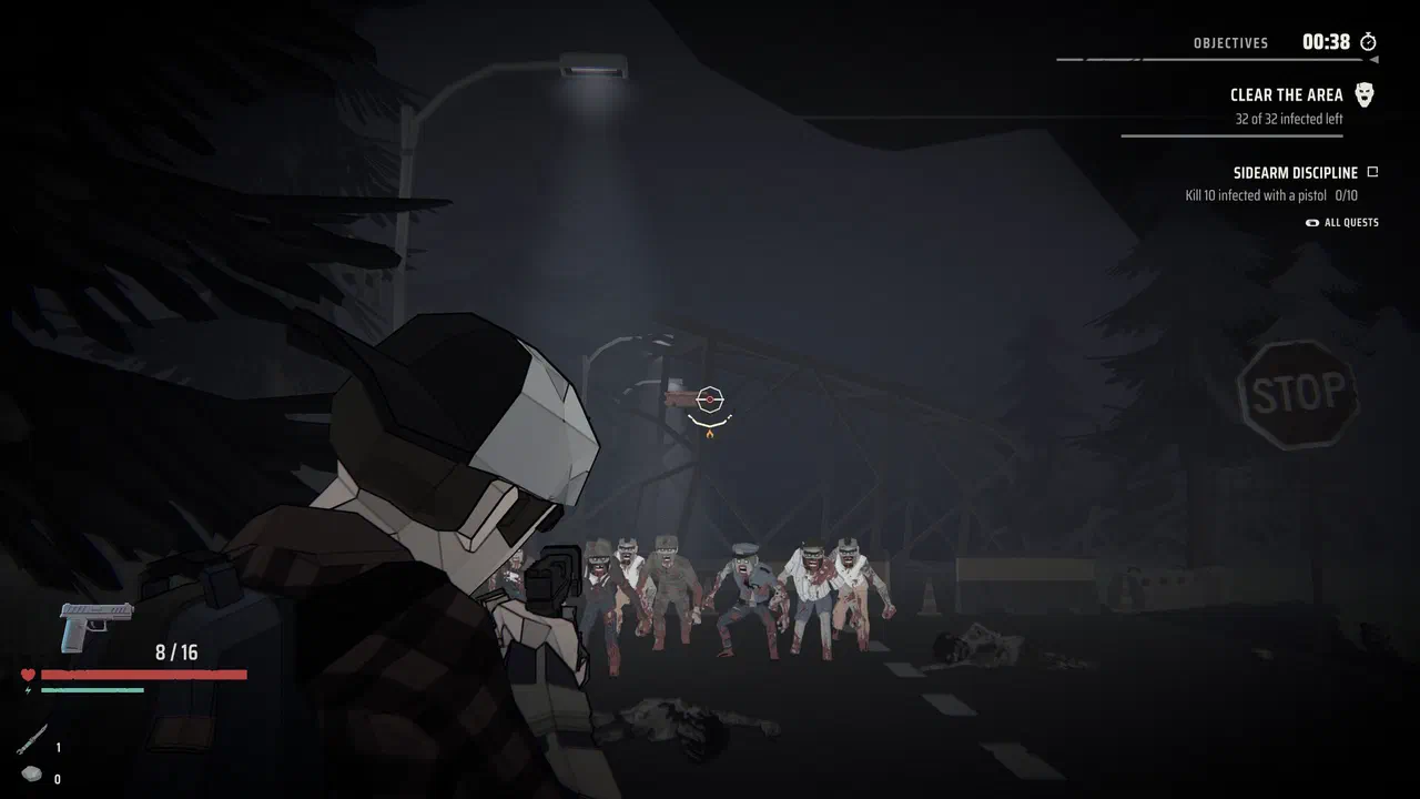 Slow time: a fuel can in the air over the horde